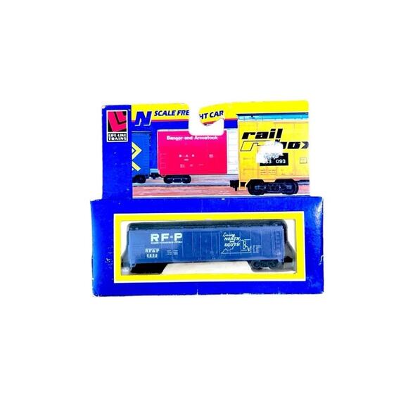 2 VINTAGE NIB Life Like RF & P and CNA Rail Box Freight Box Car N Scale - Picture 2 of 13